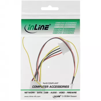 InLine Fan adapterkaabel 12V / 7V with speed signal InLine 33007T