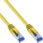 InLine patch-kaabel S/FTP PiMF Cat.6A halogeenivaba 500MHz kollane 15m