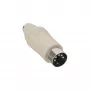 InLine klaviatuuriadapter, 5-kontaktiline DIN isane, PS/2 emane, 33949