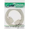 Null Modem kaabel InLine DB9 Female/Female Molded 3m Beige