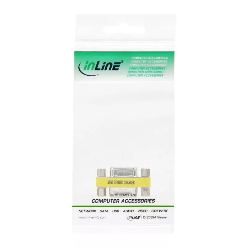 InLine Mini soonomuundur 9 kontaktiga emane / emane