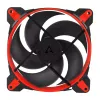 ARCTIC BioniX P140 (Punane) – Rõhuoptimeeritud 140 mm mänguventilaator PWM PST-ga