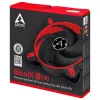 ARCTIC BioniX P140 (Punane) – Rõhuoptimeeritud 140 mm mänguventilaator PWM PST-ga