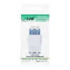 InLine FO Keystone Snap-in adapter valge, dupleks LC/LC, SM, keraamiline hülss, sinine
