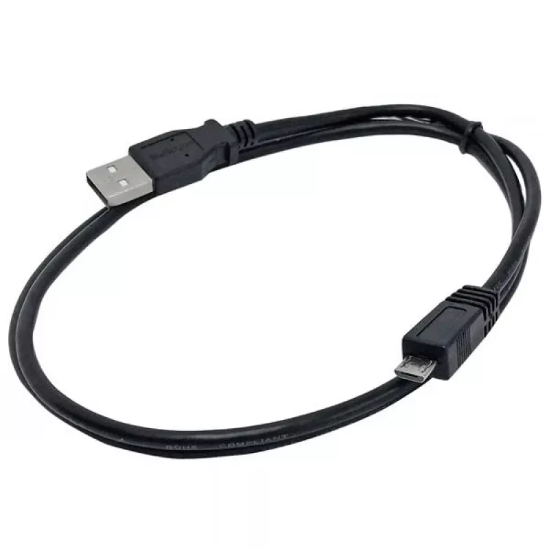 StarTech.com 1m mikro-USB-kaabel - A kuni Mikro-B, 1 m, USB A, Mikro-USB B, USB 2.0, Isane/Isane, Must