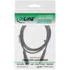 InLine alalisvoolu pikenduskaabel, isane/emane 5,5x2,1 mm, AWG 18, must 2 m