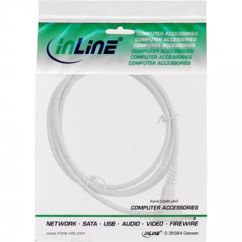 InLine alalisvoolu pikenduskaabel, isane/emane alalisvoolupistik 4,0x1,7 mm, AWG 18, valge 0,5 m