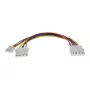 InLine sisemine toitekaabel Y-kujuline 1x 5,25-tolline Molex / 1x 5,25-tolline Molex + 1x 3,5-tolline Floppy