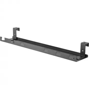 Kaablijuht/riiul lauaaluseks paigaldamiseks InLine 131×590×74 mm, must