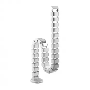 Kaablikanal InLine kõrgusreguleeritavatele laudadele, 4 kambriga, hall, 68×36×42 mm