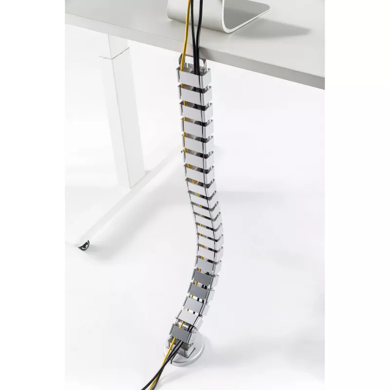 Kaablikanal InLine kõrgusreguleeritavatele laudadele, 4 kambriga, hall, 68×36×42 mm
