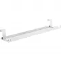 Kaablijuhik/riiul lauaaluseks paigaldamiseks InLine 131×590×74 mm, valge