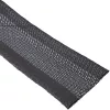 Kaablikaitsesukad InLine 59993A — kangast sukad takjakinnitusega, 1 m × 25 mm, must