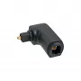 InLine optiline heliadapter Toslink isane / emane 90° nurga all