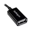StarTech.com 5in Micro USB to USB OTG Host Adapter M/F, 0,127 m, Micro-USB B, USB A, USB 2.0, 0,48 Gbit/s, Must