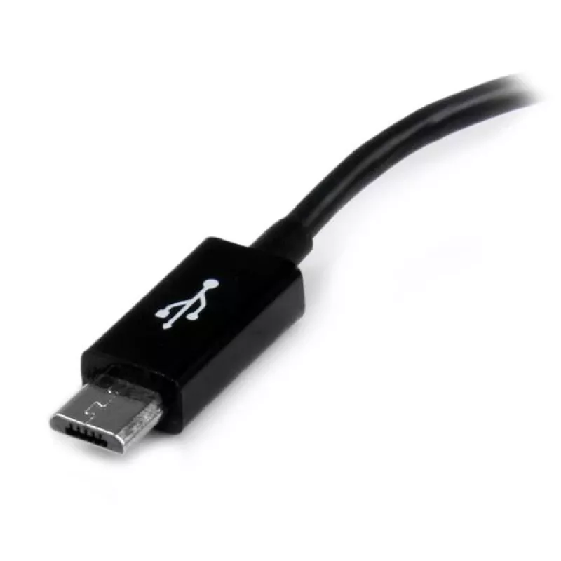 StarTech.com 5in Micro USB to USB OTG Host Adapter M/F, 0,127 m, Micro-USB B, USB A, USB 2.0, 0,48 Gbit/s, Must