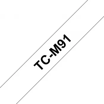 Märgistuslint Brother TCM91 9 mm must läbipaistval