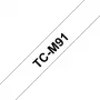 Märgistuslint Brother TCM91 9 mm must läbipaistval