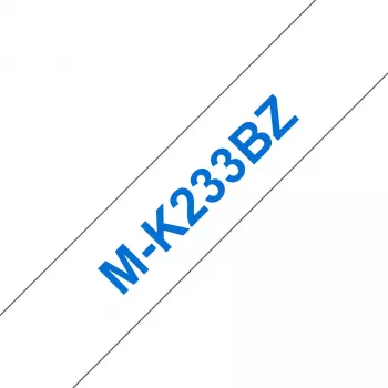 Märgistuslint Brother MK233 12mm Sinine/Valge