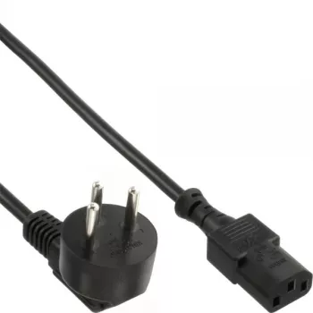 Toitekaabel InLine 16652H Iisraeli Tüüp H 3 kontaktiga IEC C13 isane 1,8 m