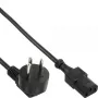Toitekaabel InLine 16652H Iisraeli Tüüp H 3 kontaktiga IEC C13 isane 1,8 m