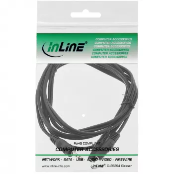 Y-kaabel 3,5 mm pistikuga isane – 2 × 3,5 mm emane stereopesa 5 m InLine 99300D