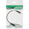 InLine Audio adapterkaabel 4 kontaktiga 2,5 mm isane / 4 kontaktiga 3,5 mm emane 3 m