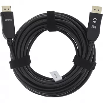 InLine DisplayPort 1.4 AOC kaabel, 8K4K, must, 10m