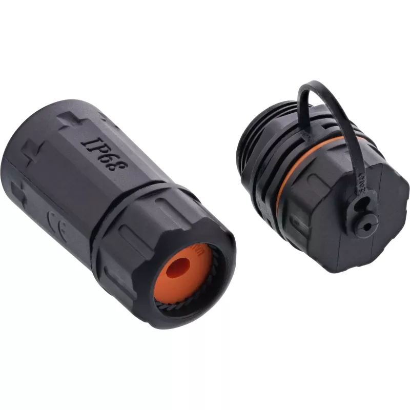 InLine Cat.6A ühendusmuhv, veekindel IP68, 2x RJ45 F/F, 1:1