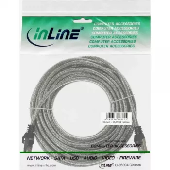 InLine patch-kaabel SF/UTP Cat.5e läbipaistev 7,5m