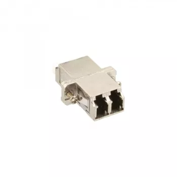 InLine fiiberoptiline adapter metallist dupleks LC/LC MM keraamiline hülss äärikuga 89989M