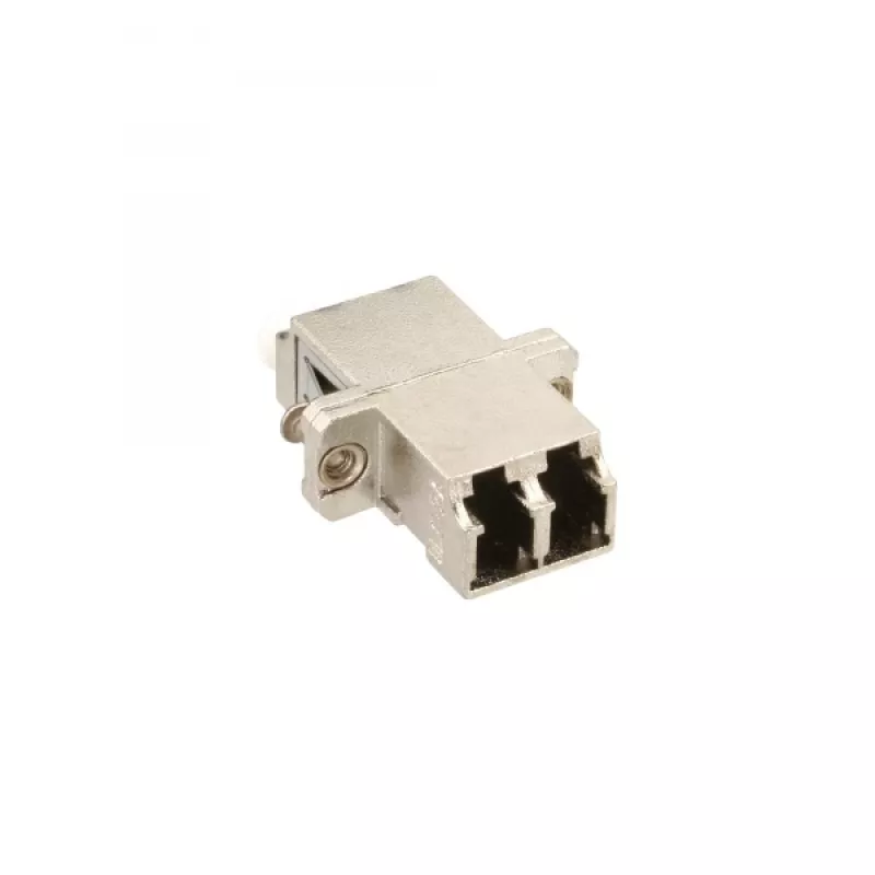InLine fiiberoptiline adapter metallist dupleks LC/LC MM keraamiline hülss äärikuga 89989M