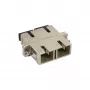 InLine fiiberoptiline metallist adapter duplex SC/SC MM keraamiline hülss äärikuga