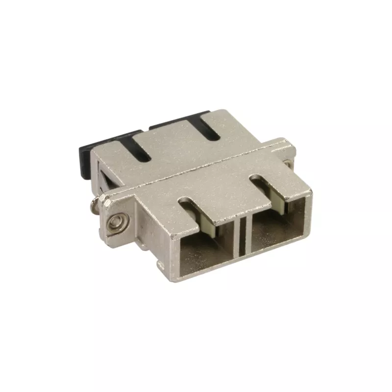 InLine fiiberoptiline metallist adapter duplex SC/SC MM keraamiline hülss äärikuga