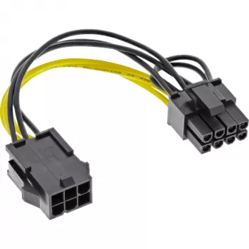 InLine sisemine toiteadapter 6 pin / 8 pin PCIe PCI-Express graafikakaartidele