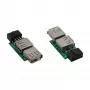 InLine USB 2.0 adapter sisemine 2x USB A-pesa emaplaadi päisesse 33440I