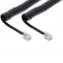 InLine telefonispiraalkaabel RJ10 4P4C must 4 m