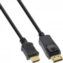 InLine DisplayPort-HDMI muundurkaabel must 10 m