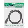 InLine DisplayPort–HDMI muundurkaabel, must, 7,5 m
