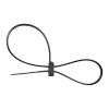 Kaablisidemed InLine kinnitatav kahepealine 300 mm x 4,8 mm, nailon, must, 100 tk