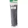 Kaablisidemed InLine kinnitatav kahepealine 300 mm x 4,8 mm, nailon, must, 100 tk