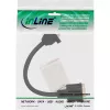 InLine VGA-adapterkaabel, 15-kontaktiline VGA emane/emane, 0,2 m