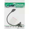 USB 2.0 adapterkaabel tüüp A-pesa / šassiiühendus tüüp B InLine 33441F 0,2 m