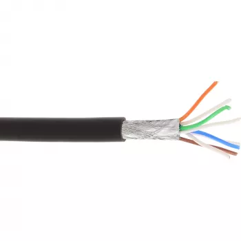 InLine patch-kaabel S/FTP PiMF Cat.6A halogeenivaba 500 MHz must 100 m