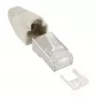 InLine Crimp Connector RJ45 8P8C shielded with threader and bend protection 100 pcs