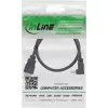 InLine High Speed HDMI kaabel with Ethernet, nurgaga, 3m