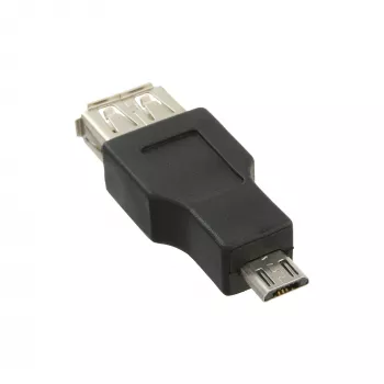 InLine Micro USB adapter, Micro-B-pistik, USB A-pesa, 31604