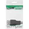 InLine Micro USB adapter, Micro-B-pistik, USB A-pesa, 31604