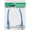 InLine patch-kaabel S/FTP PiMF Cat.6A halogeenivaba 500MHz sinine 0.25m