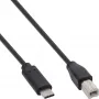 USB 2.0 kaabel InLine 35762 USB-C isane USB-B-pistik must 2 m